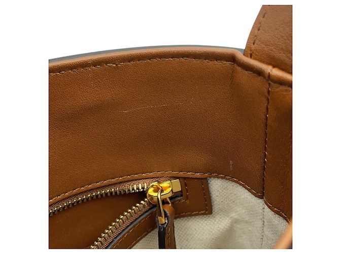Borsa a secchiello piccola in pelle Gucci Horsebit Marrone - vista 13