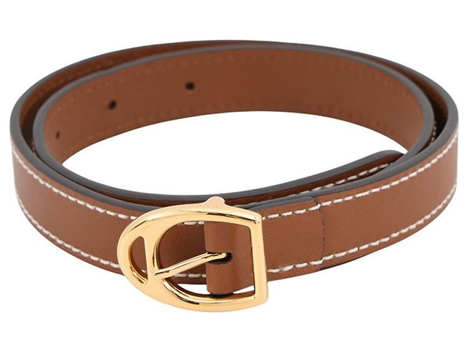 Borsa a secchiello piccola in pelle Gucci Horsebit Marrone - vista 18