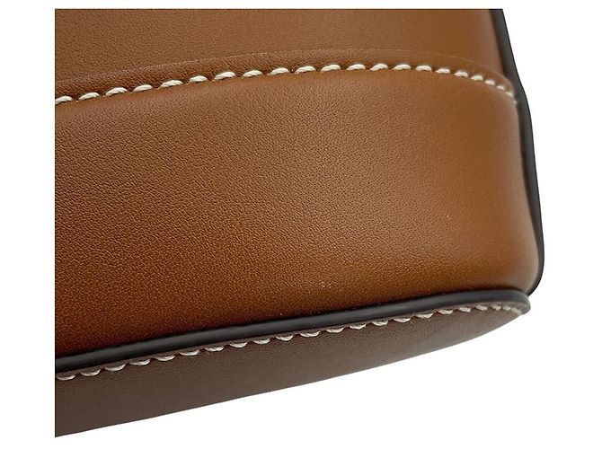 Borsa a secchiello piccola in pelle Gucci Horsebit Marrone - vista 8