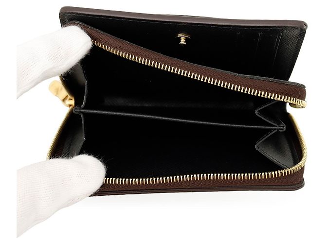 Carteira Bi-fold Louis Vuitton Monogram Reverse Preto Monograma - vista 6