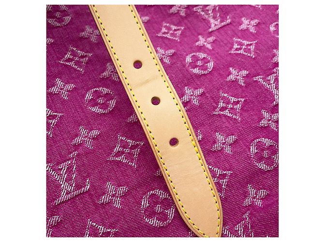 Louis Vuitton Monogram Denim Baggy PM Schultertasche Fuschia - Ansicht 13