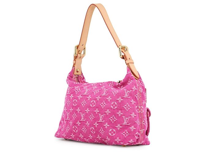 Louis Vuitton Monogram Denim Baggy PM Schultertasche Fuschia - Ansicht 2