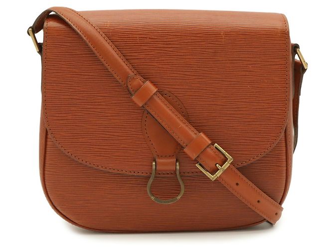 Sac à épaule Louis Vuitton Epi Saint Cloud Marron Blanc - vue 2