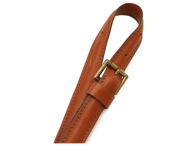 Sac à épaule Louis Vuitton Epi Saint Cloud Marron Blanc - vue 5