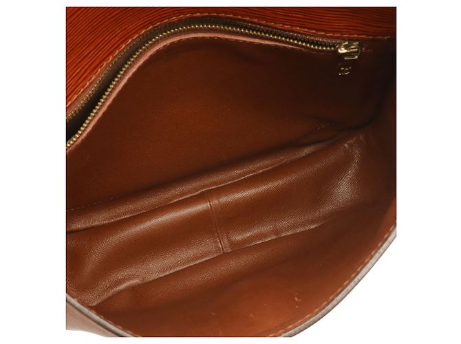Sac à épaule Louis Vuitton Epi Saint Cloud Marron Blanc - vue 7