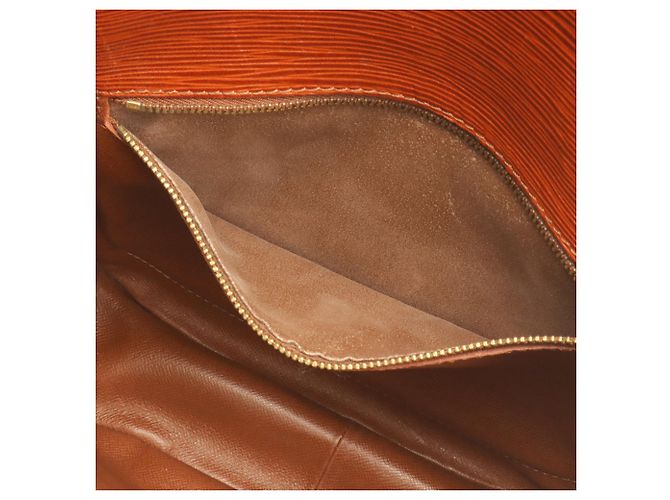 Sac à épaule Louis Vuitton Epi Saint Cloud Marron Blanc - vue 8