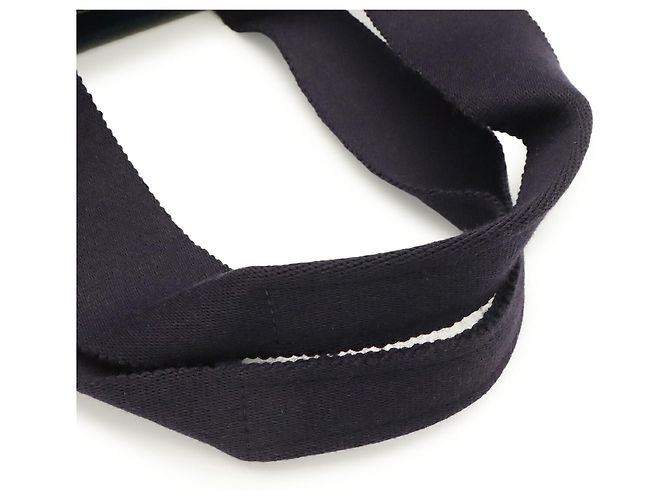 Hermès Sac Cabas de Plage Large Hermes Multicolore Bleu Marine - vue 7