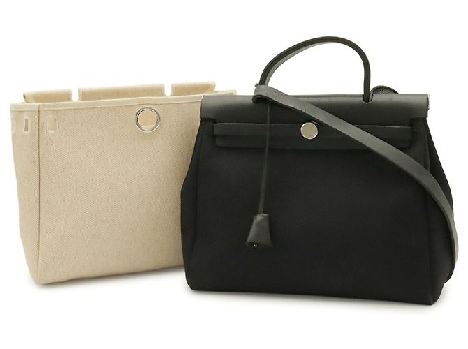 Hermès Bolso Hermes Herbag PM Negro - vista 2