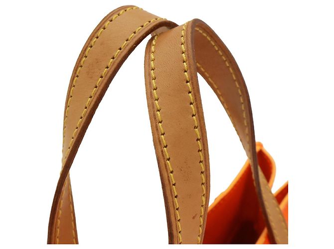 Sac à main Louis Vuitton Monogram Vernis Fluorescent Lead PM Orange - vue 5