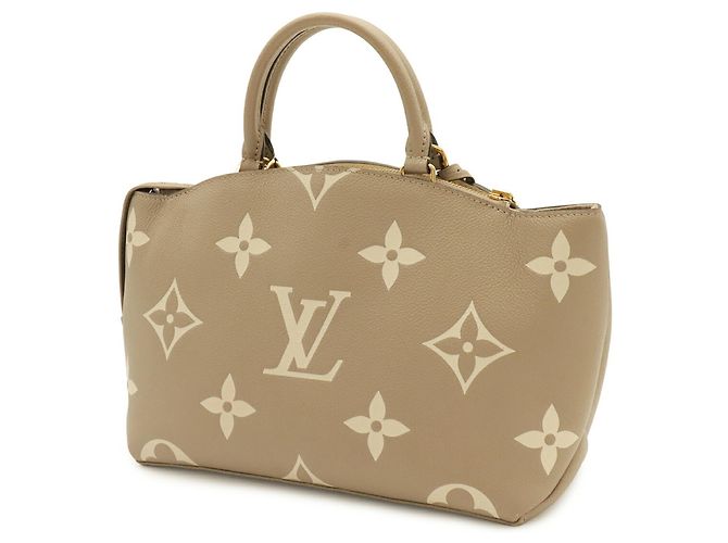 Bolso Louis Vuitton Monogram Empreinte Petit Palais PM Beige Monograma - vista 3