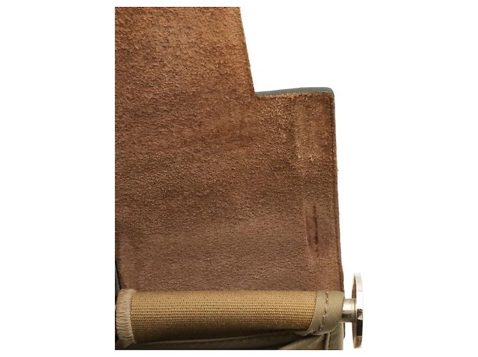 Bolsa Hermès Herbag Zip PM Bege Caqui Castanho escuro - vista 9