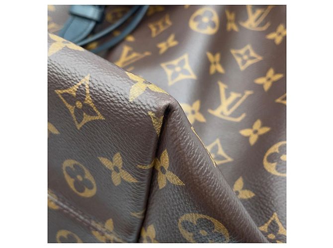 Louis Vuitton Monogram Montsouris NM PM Rucksack Schwarz Bordeaux Monogramm - Ansicht 11