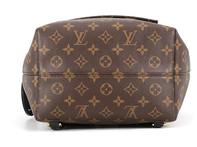 Louis Vuitton Monogram Montsouris NM PM Rucksack Schwarz Bordeaux Monogramm - Ansicht 3