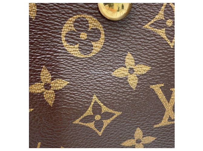 Bolso de hombro Louis Vuitton Monogram Carryall NM MM M46197 Burdeos Monograma - vista 10