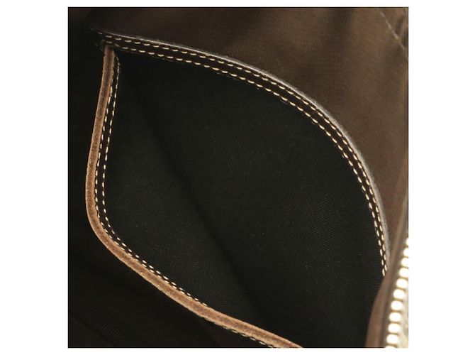Gucci GG Supreme Plus Schultertasche Braun Beige Khaki Dunkelbraun - Ansicht 9