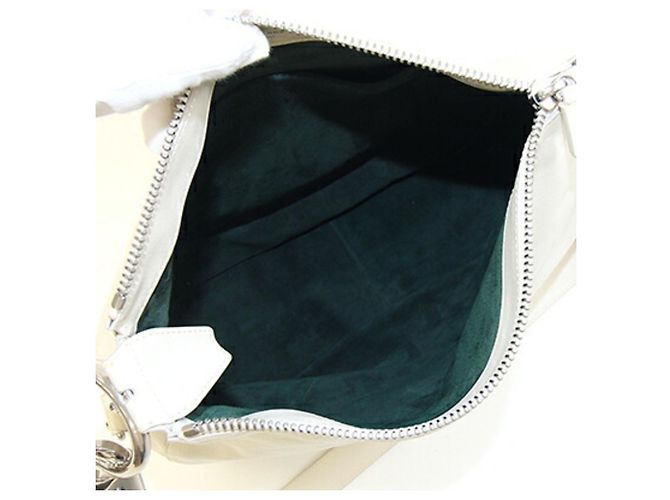 Borsa a tracolla Burberry Medium in pelle avorio Crudo - vista 3