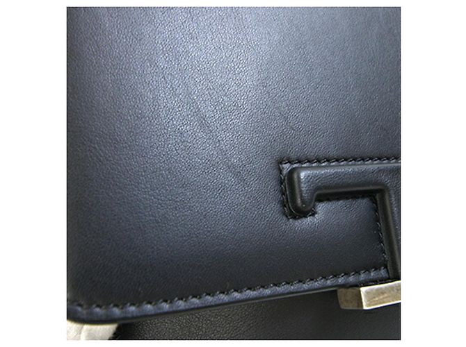 Borsetta a tracolla Tod's T-Timeless in pelle nera Nero - vista 4
