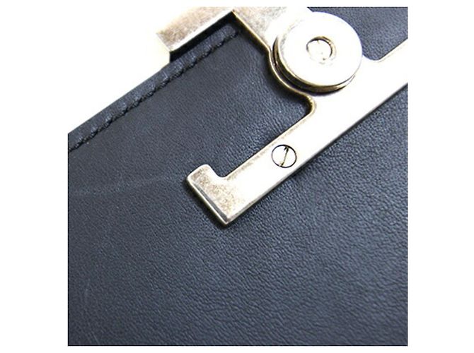 Borsetta a tracolla Tod's T-Timeless in pelle nera Nero - vista 7