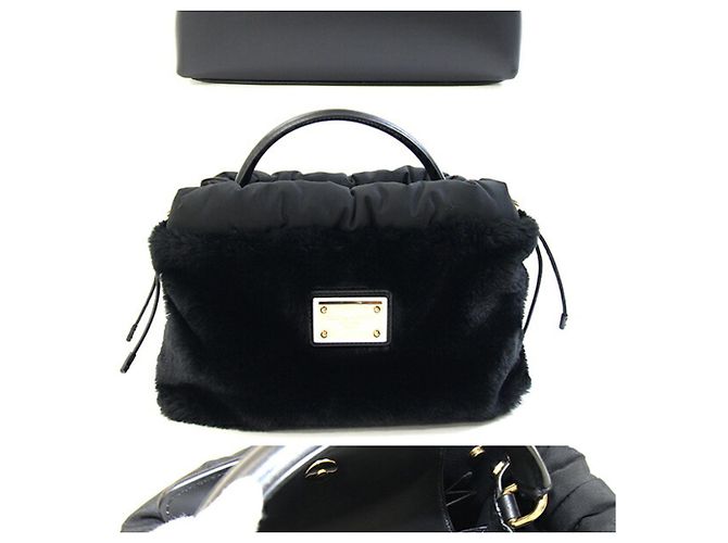 Borsa in pelle nera Dolce & Gabbana Nero - vista 2