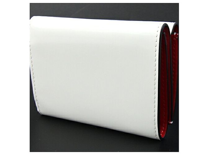 Cartera Tri-Fold Christian Louboutin Blanco Roja - vista 2