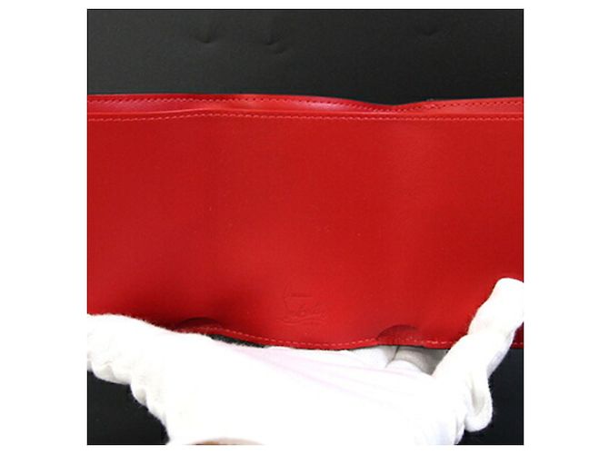 Cartera Tri-Fold Christian Louboutin Blanco Roja - vista 4