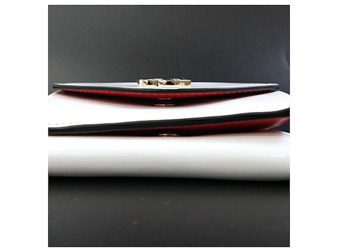 Cartera Tri-Fold Christian Louboutin Blanco Roja - vista 6