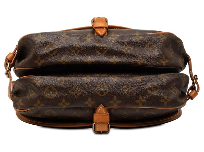 Louis Vuitton Brown Monogram Saumur 25 Braun - Ansicht 3