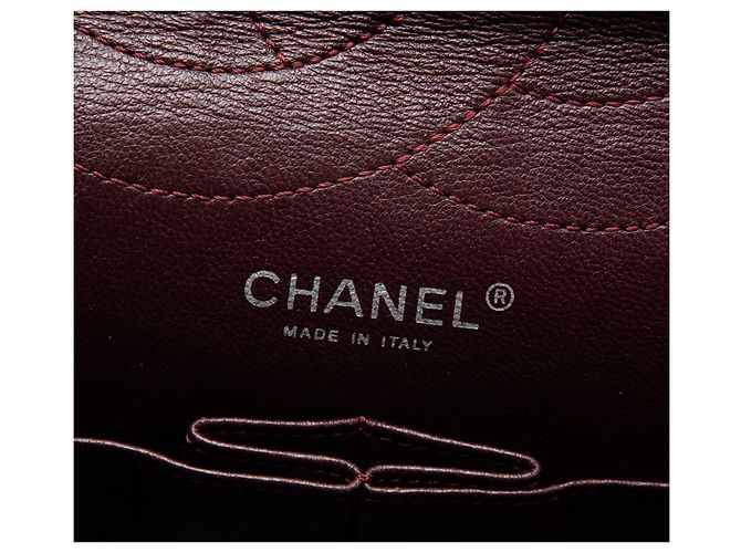 Chanel Reissue 2.55 Double Flap 227 in pelle di vitello matelassé nera Nero - vista 5