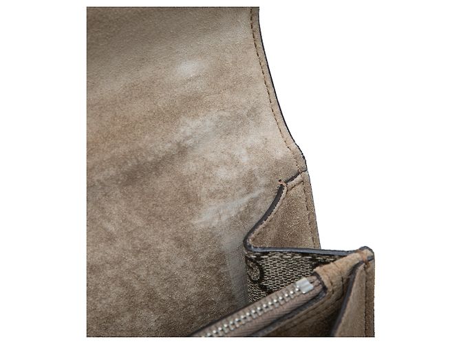 Borsa a tracolla Gucci Dionysus Medium GG Supreme Beige - vista 6