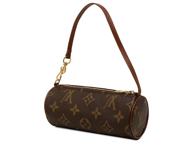 Louis Vuitton Brown Monogram Papillon Pochette Castaño - vista 2