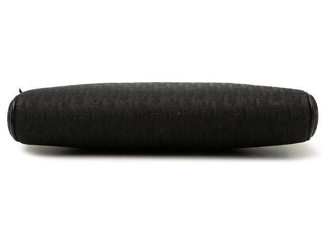 Autre Marque Clutch Dior in tela Trotter nera Nero - vista 3