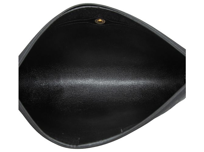 Autre Marque Clutch Dior in tela Trotter nera Nero - vista 4