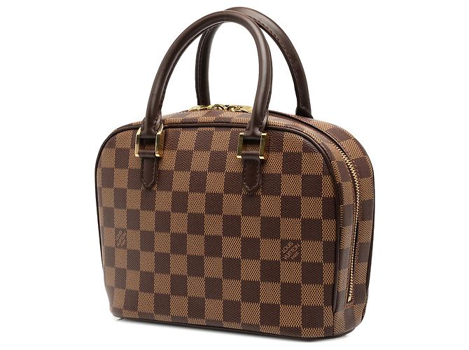 Louis Vuitton Brown Damier Ebene Mini Sarria Marrone - vista 2