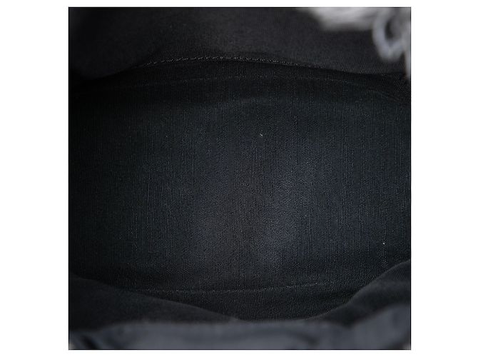 Borsa a secchiello Chanel Gray Small Denim Mood con catena Marrone Grigio antracite - vista 4