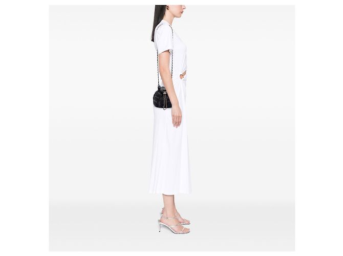 Borsa a secchiello Chanel Gray Small Denim Mood con catena Marrone Grigio antracite - vista 6