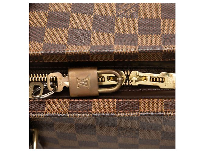 Louis Vuitton Brown Damier Ebene Chelsea Marrone - vista 6