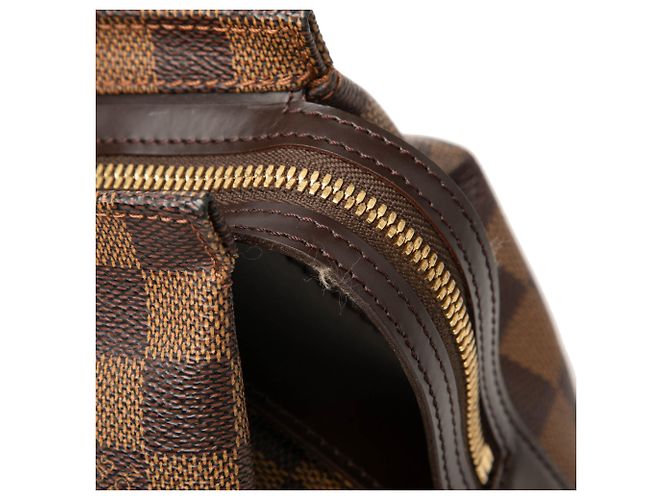 Louis Vuitton Brown Damier Ebene Chelsea Marrone - vista 8