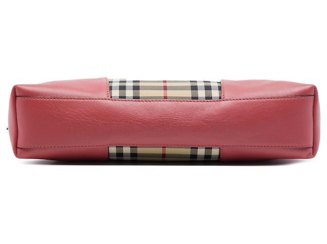 Burberry Beige Haymarket Check Coated Canvas Chichester Crossbody Bege - vista 3