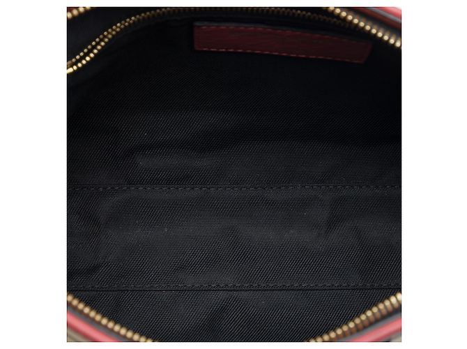 Burberry Beige Haymarket Check Coated Canvas Chichester Crossbody Bege - vista 4