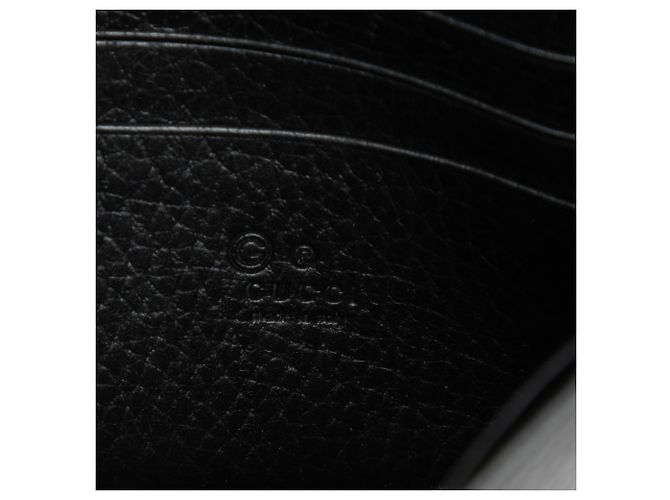 Cartera con cadena Gucci de piel de becerro Dollar negra con G entrelazadas Negro - vista 5