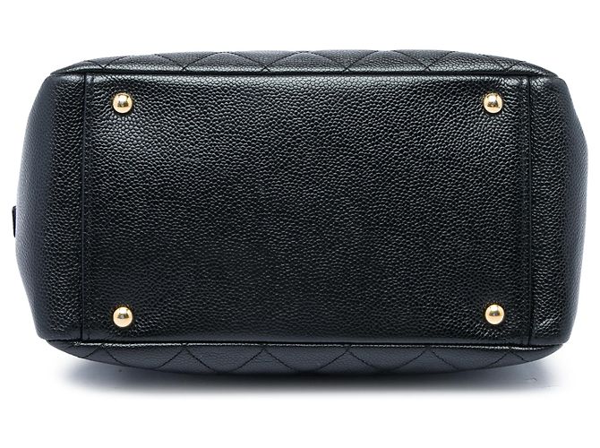 Chanel Black Petite Caviar Timeless Tote Schwarz - Ansicht 3