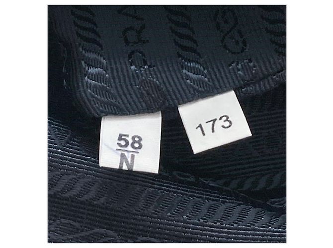 Tote Prada em Tessuto com acabamento em Saffiano azul Azul marinho - vista 8