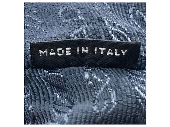 Tote Prada em Tessuto com acabamento em Saffiano azul Azul marinho - vista 9