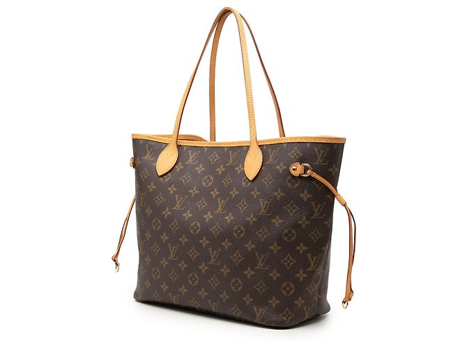 Louis Vuitton Brown Monogram Neverfull MM Marron - vue 2