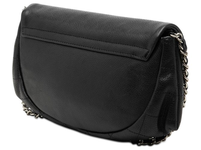 Chanel Black CC Caviar Half Moon Wallet on Chain Schwarz - Ansicht 2