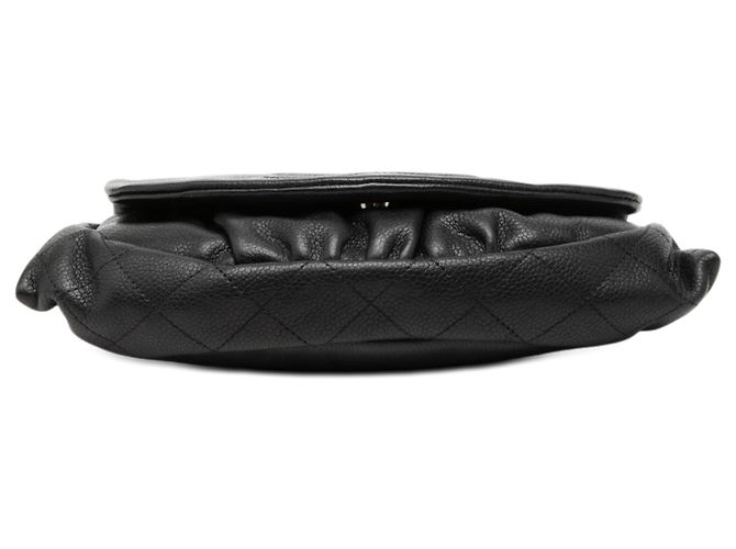 Chanel Black CC Caviar Half Moon Wallet on Chain Schwarz - Ansicht 3