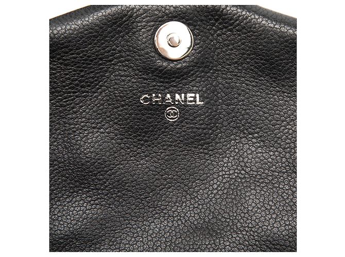 Chanel Black CC Caviar Half Moon Wallet on Chain Schwarz - Ansicht 5