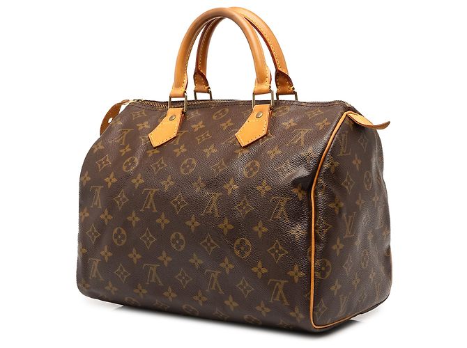 Louis Vuitton Brown Monogram Speedy 30 Castaño - vista 2