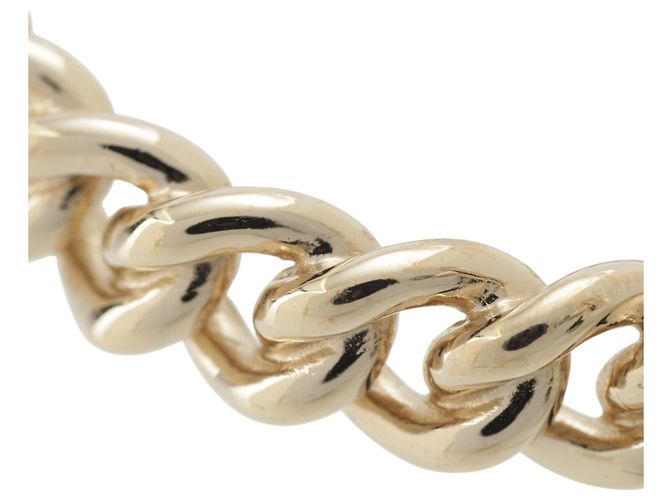 Bracciale rigido Chanel Gold CC Brass Strass Star and Coin Chain D'oro - vista 7