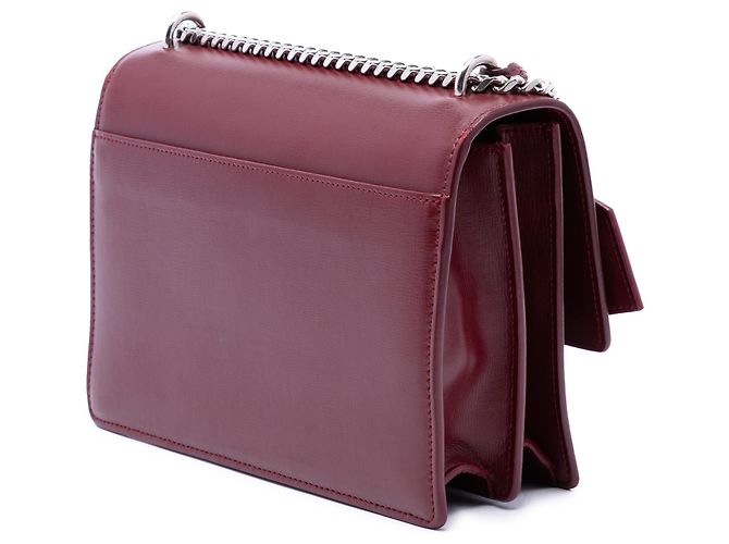 Autre Marque Saint Laurent Red Medium Calfskin Monogram Sunset Crossbody Rosso Bordò - vista 2